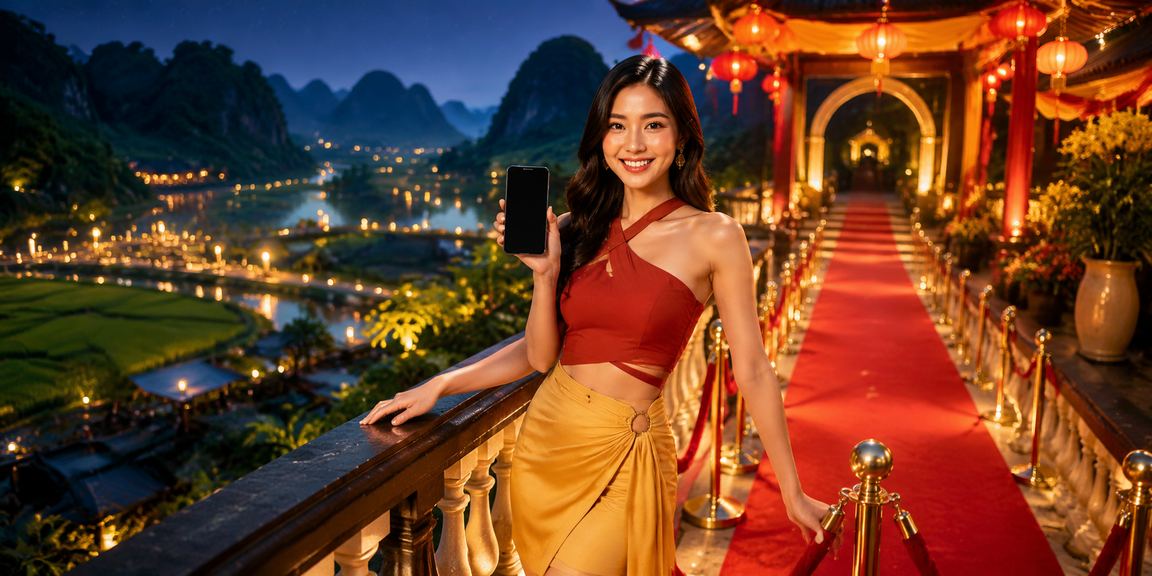 Người dùng tham gia lễ hội và truy cập casino trên điện thoại tại Ninh Bình